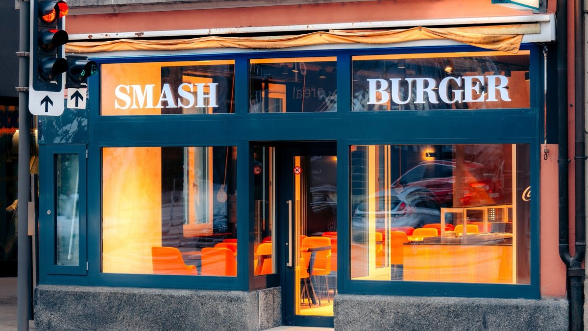 Front von 20s Smash Burger Baden an der Stadtturmstrasse